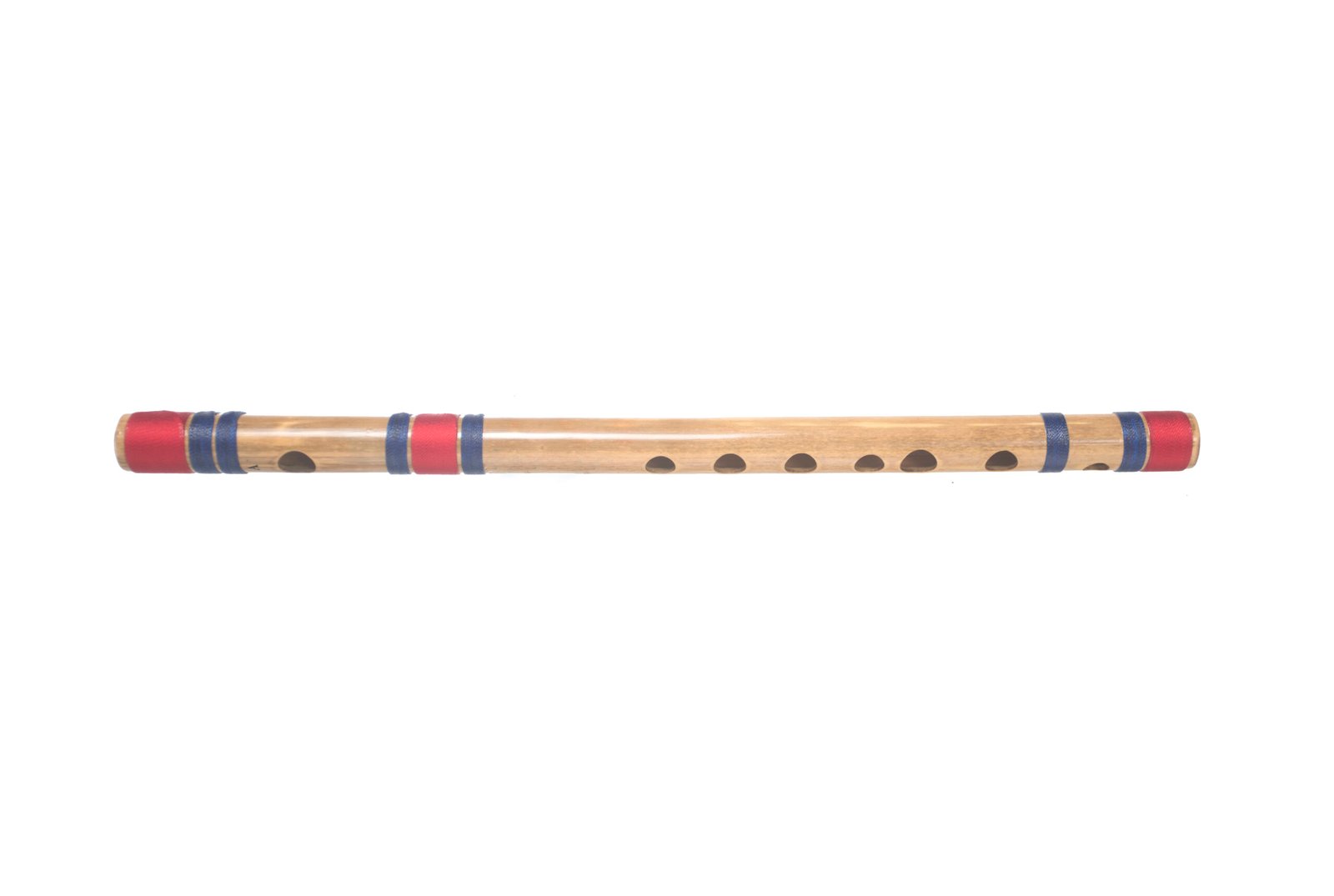 Flutes G scale sharp base assam bamboo flute musical instrument size 24 inch bansuri with flute cover - Image 3