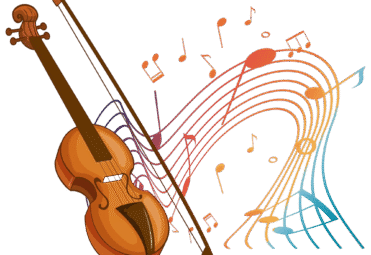 violin-classical-music-instrument-with-melody-symbols