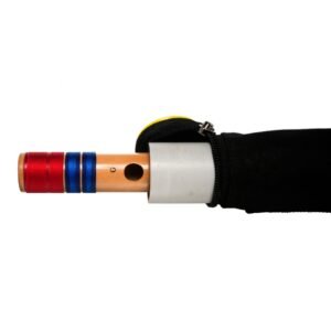 Flutes G scale sharp medium bamboo flute musical instrument (bansuri) 12.5inch with flute cover