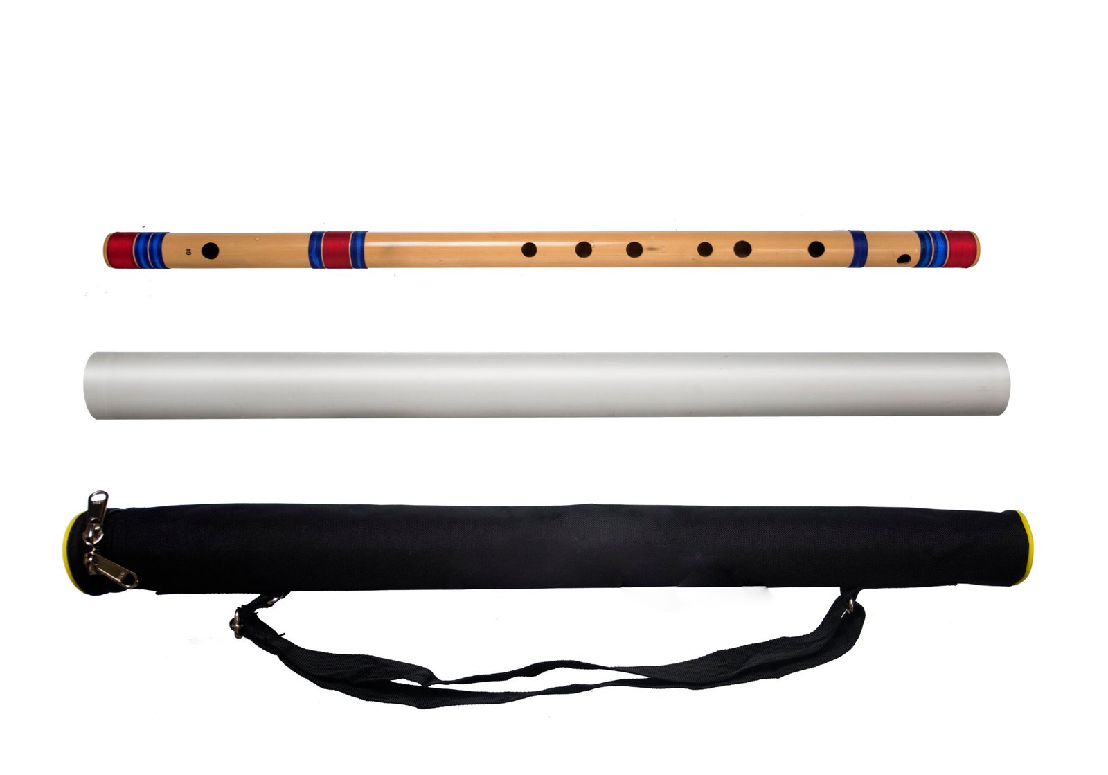 Flutes G scale sharp base assam bamboo flute musical instrument size 24 inch bansuri with flute cover - Image 5